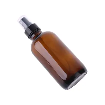 1pc Prazno Oranžna Stekla Spray Steklenico Vode Škropilnica se lahko ponovno polnijo Atomiser Vsebnik za Eterična Olja 15ml/30 ml/60ml/120ml