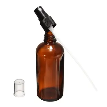 1pc Prazno Oranžna Stekla Spray Steklenico Vode Škropilnica se lahko ponovno polnijo Atomiser Vsebnik za Eterična Olja 15ml/30 ml/60ml/120ml
